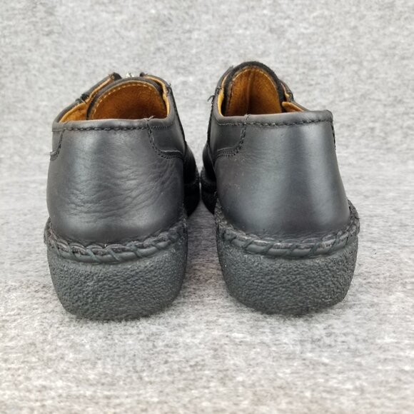 ✅Josef Seibel Black Leather Front Zip Comfort Shoes Women's EU38/US7-7.5 Booties - Picture 8 of 11
